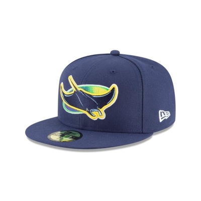 Sapca New Era Tampa Bay Rays MLB Authentic Collection 59FIFTY Fitted - Albastri